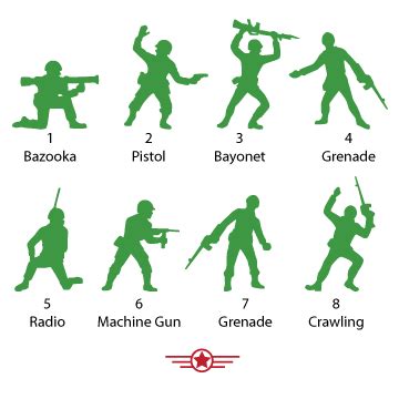 Green Army Men Vinyl Wall Decals | Toy story room, Toy story bedroom, Toy story nursery