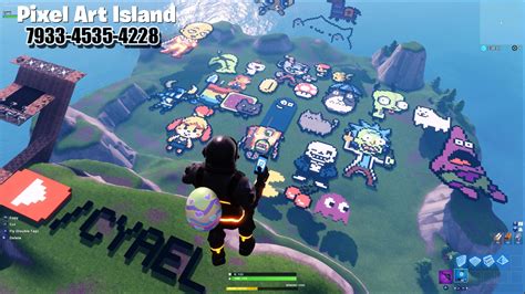 Pixel Art Island [Youtube_Cyael] – Fortnite Creative Map Code