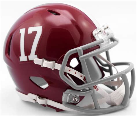 Alabama Crimson Tide Speed Mini Helmet by Riddell #17 - Login for SALE Price | Sports Memorabilia!