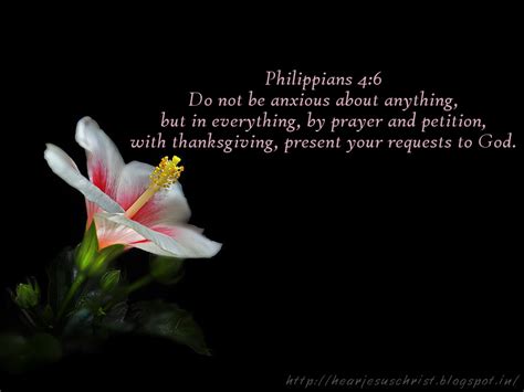 Christian Wallpapers: Bible Verse Wallpaper - Philippians 4:6