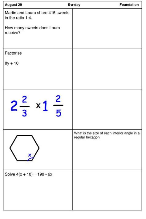 Pin by Corbettmaths on Corbettmaths 5-a-day | Regular hexagon, Hexagon ...