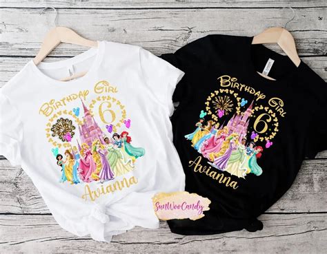 Disney Princess Birthday Shirt, Disney Princess Shirt, Princess Squad ...