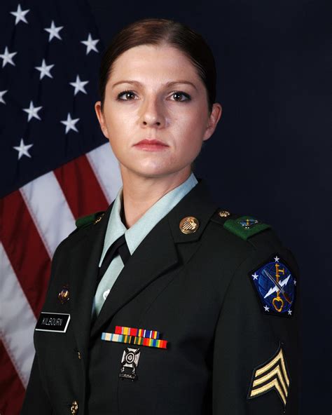 Army Sgt. Amanda Kilbourn, 743rd Military Intelligence Battalion, is Team Buckley's Warrior of ...