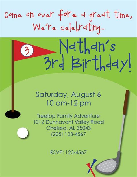 Golf birthday party, Mini golf birthday party, Mini golf party