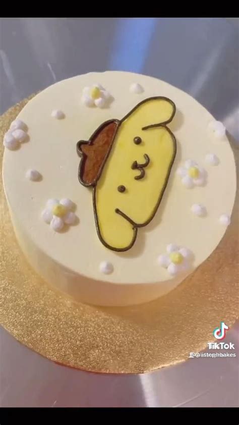 Pompompurin Korean Lunchbox Cake [Video] | Cake decorating tips, Cake ...