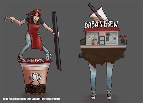 Boba Yaga - Baba Yaga Skin Concept : r/Smite