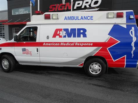 AMR Graphic Wrap Done BY Sign Pro Inc. Sign Pro, Paramedics, Rescue ...