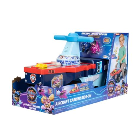 Paw Patrol: The Mighty Movie Aircraft Carrier HQ With Chase, 49% OFF