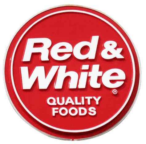 Red and White Supermarket Logo