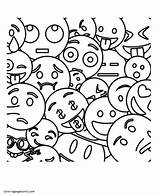 Emoji Printable Coloring Pages sketch template