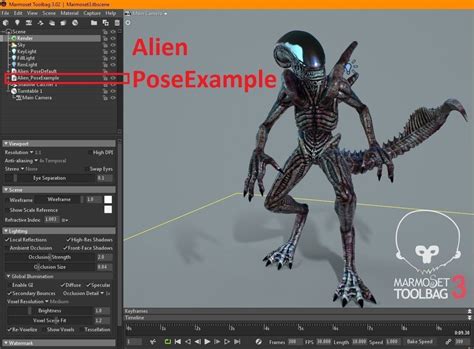 3D model Alien Xenomorph VR / AR / low-poly | CGTrader