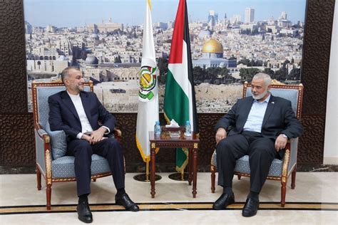 Iran FM meets Haniyeh, says Al-Aqsa Storm shows Palestine is alive - Tehran Times