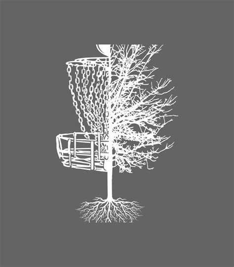 Disc Golf Basket Tree Frisbee Golf Digital Art by Dayany Brinl - Fine ...