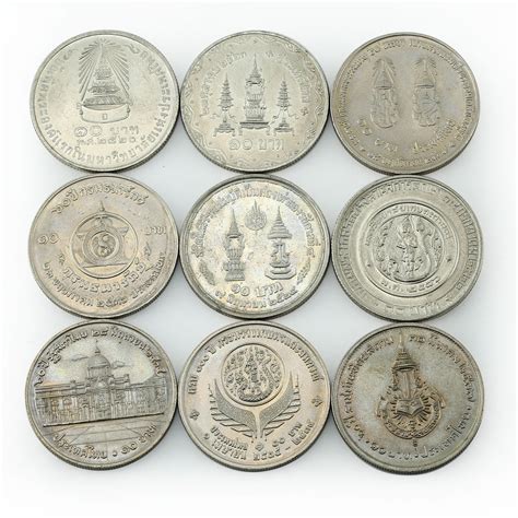 Thailand 10 baht set of 20 coins | Coinsberg