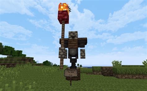 Guardian statue : r/Minecraft