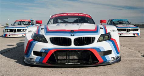 2015 BMW Z4 GTLM CSL Homage Livery Meets 1975 BMW 3.0 CSL Racecar At Amelia Island Concours ...
