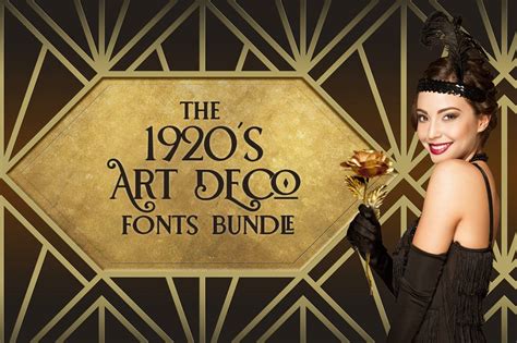 Art Deco Fonts: 117 Fonts-Bringing back the roaring twenties