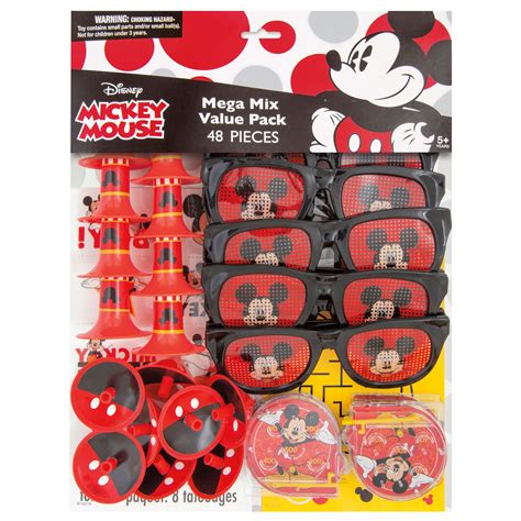 Mickey Mouse Party Favors for 8, 48pc - Walmart.com