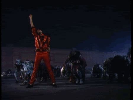 Michael Jackson Dancing Thriller Gif