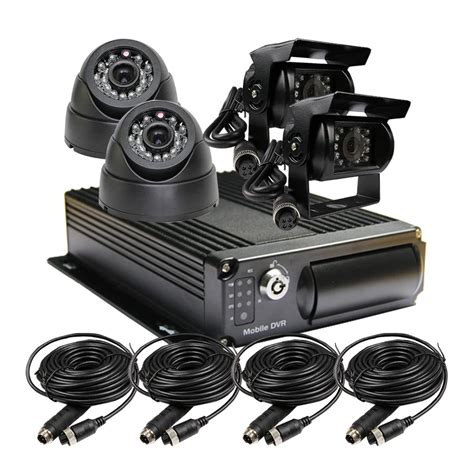 Free Shipping 4 Channel Car Rear View CCTV Car Camera Vehicle Mobile ...