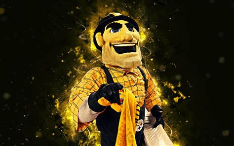 Download wallpapers Steely McBeam, 4k, mascot, Pittsburgh Steelers ...