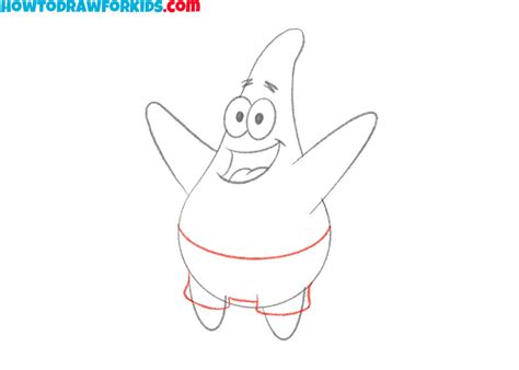 Patrick Star Drawings Step By Step