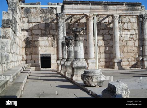 Ancient Capernaum, Israel Stock Photo - Alamy