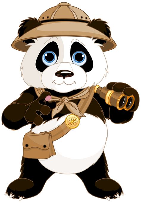 Cute Panda PNG Clipart Image | Panda images, Panda art, Cute panda