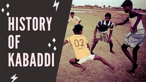 History of Kabaddi (an ancient game) from Mahabharata - YouTube