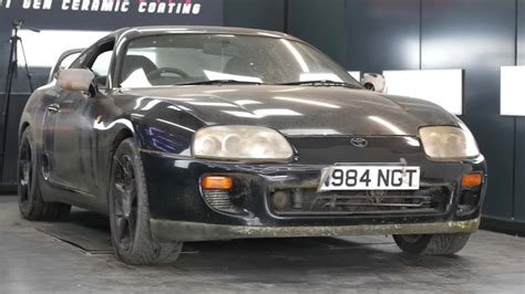 Toyota Supra Mk4 Not Washed In Years Is A Challenging Detailing Project