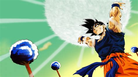 Goku's Spirit Bomb Full HD Wallpaper and Background Image | 1920x1080 ...