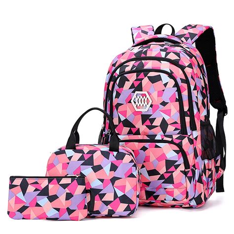 Vbiger - 3PCS School Bags for Girls & Boys Primary & Middle School ...