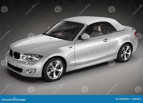 Sports car. 3d render stock illustration. Illustration of automobile - 29040395