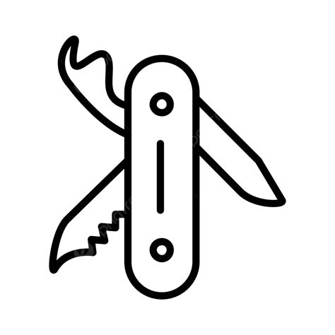 Swiss Army Knife Line Icon Vector, Army, Blade, Knife PNG and Vector with Transparent Background ...