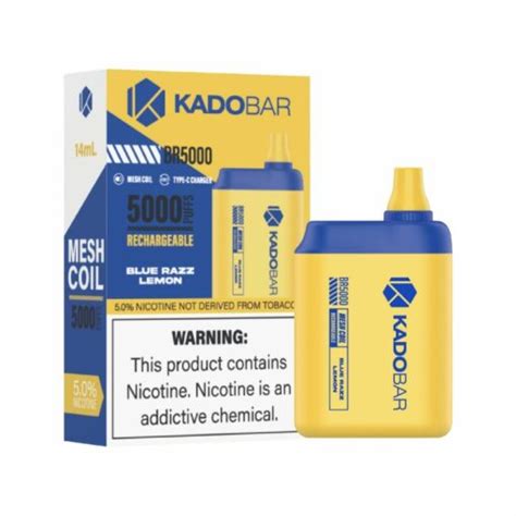 Kado Bar BR5000 Disposable Device – THE VAPERS WORLD