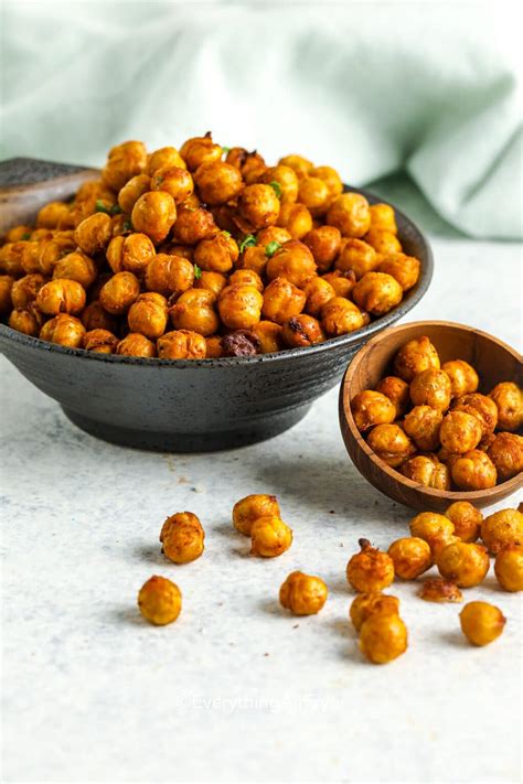 Air Fryer Crispy Chickpeas - Everything Air Fryer and More