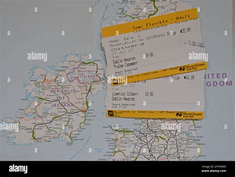 Railway tickets ireland hi-res stock photography and images - Alamy