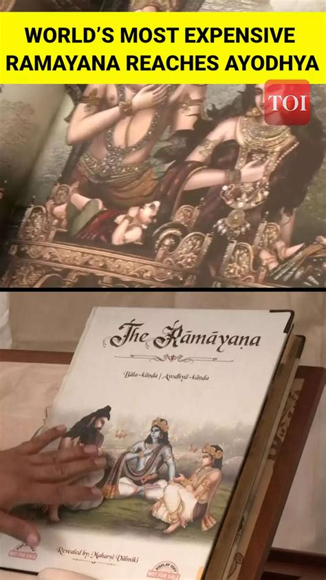 World’s most expensive Ramayana reaches Ayodhya ahead of ‘PranZishtha’ ceremony | News - Times ...