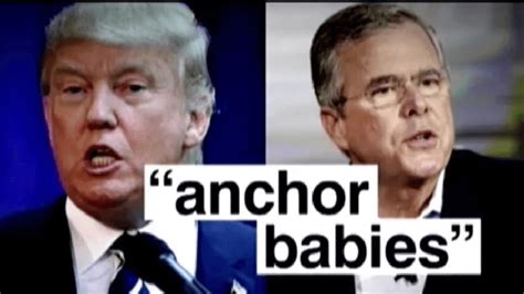 "Anchor baby" debate dominates campaign. (Graphic via ABC News)