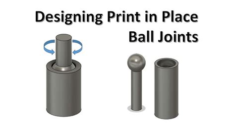 Designing Ball and Socket Joints | Print in Place | Fusion 360 | 3D Printing - YouTube