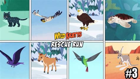 Wild Kratts Rescue Run - COLLECT ALL CREATUREPEDIA PART 3 - YouTube