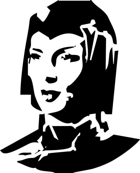 devil girl stencil | One of the stencils that I created for … | Flickr