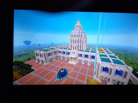 My city's capital building. Inspired by the real U.S. Capitol building : r/Minecraft