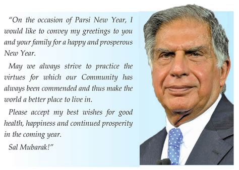 PT Exclusive: Ratan Tata's Message To The Community - Parsi Times