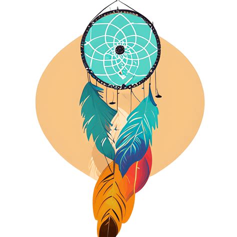 Dreamcatcher with Feathers · Creative Fabrica