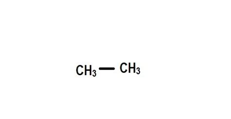 B) draw the structure of ethane in line-bond mode. (do not draw the hydrogen atoms.) - Brainly.com