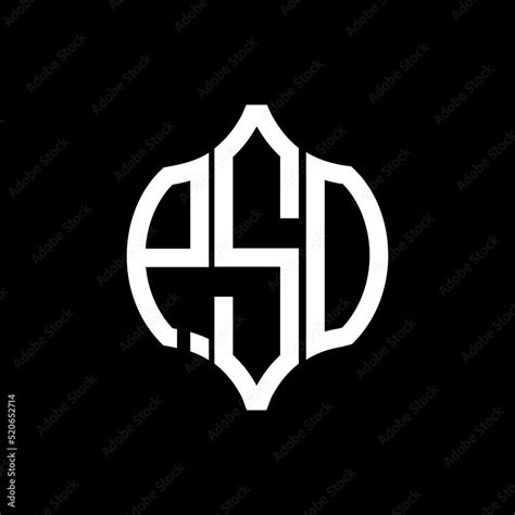 PSO letter logo. PSO best black background vector image. PSO Monogram logo design for ...