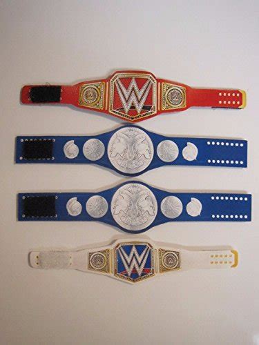 4 Custom Wrestling belts (for WWE action figures) - Buy Online in UAE ...