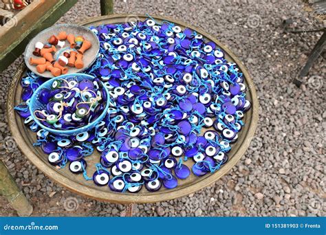 Evil Eye Charms, Traditional Turkish Souvenirs, Turkey Stock Image - Image of decor, amulet ...