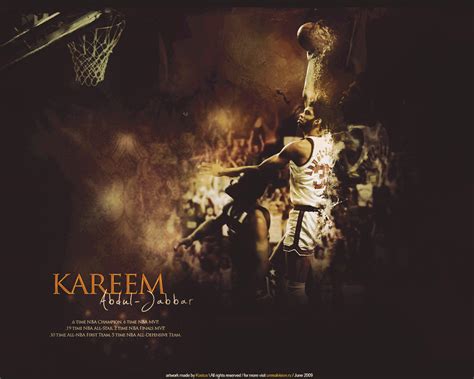 Kareem Abdul-Jabbar Skyhook Wallpaper | Basketball Wallpapers at ...